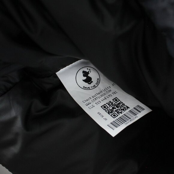 NWT Save The Duck Puffer Warm Vest, Black, 6/XL– Eco-Friendly, Drawstring Waist - Picture 11 of 15